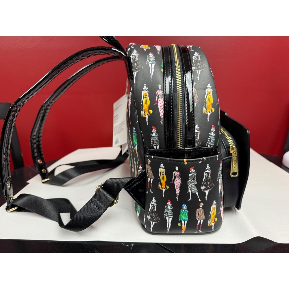 Loungefly Emily in Paris Camera Case Mini Backpack Black NWT Novelty Mini - Picture 5 of 7